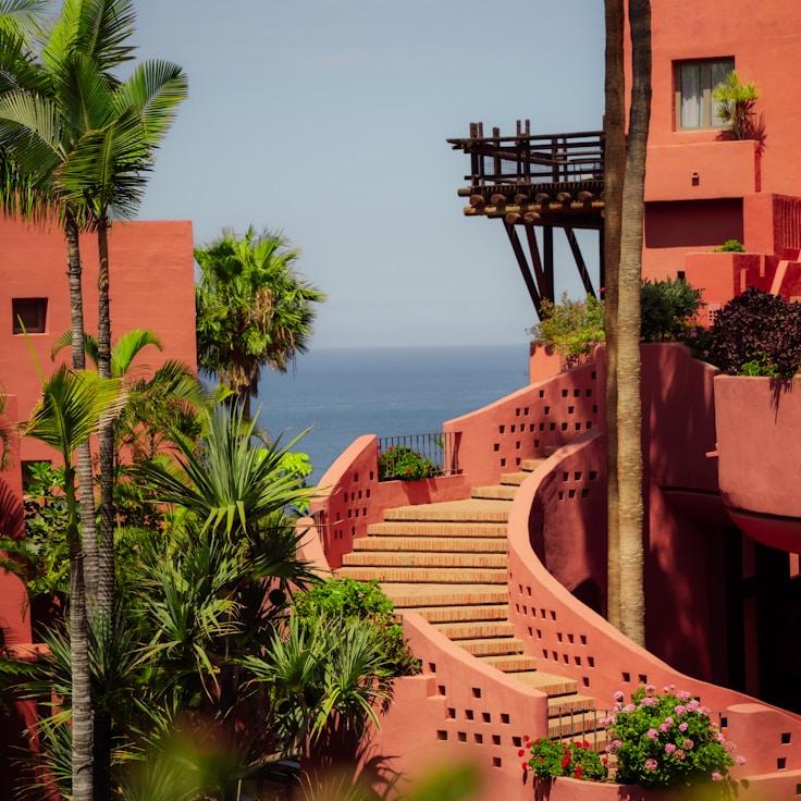 Entertainment zone at night in Spain